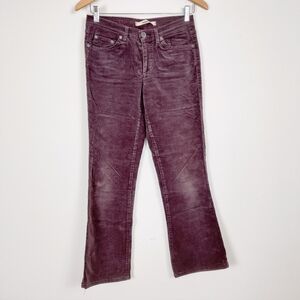 Vintage Mavi Jeans Women's Flare Leg Corduroy Jeans in Brown Size Medium Y2K